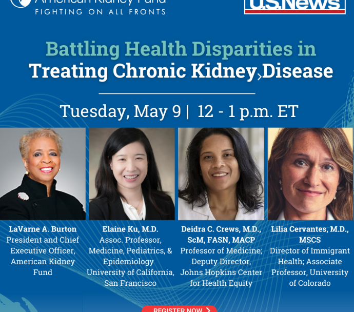 Webinar: Battling Health Disparities in Treating Chronic Kidney Disease