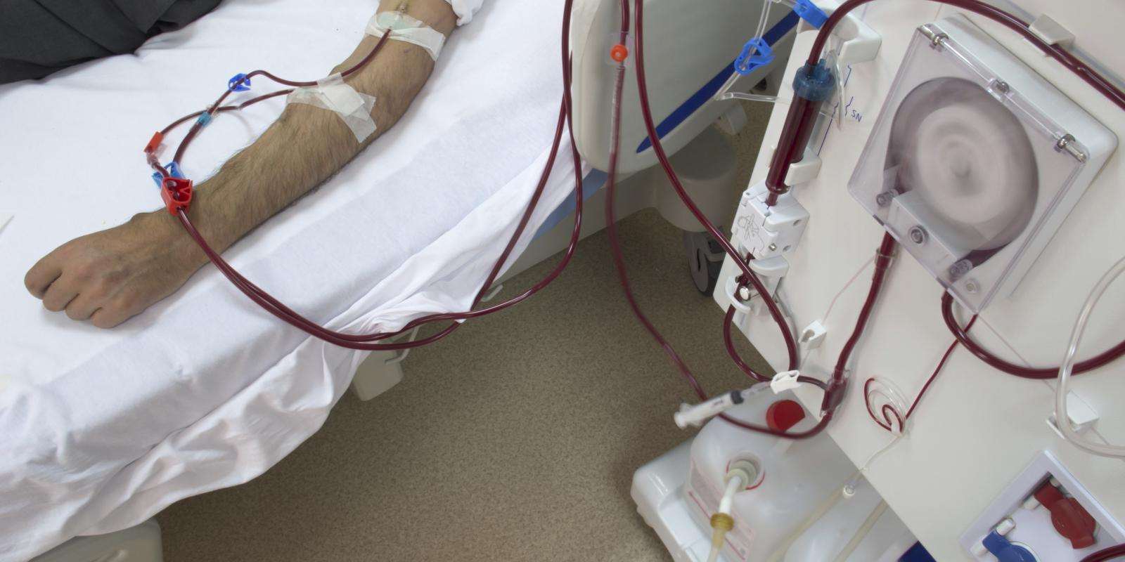 dialysis arm on bed