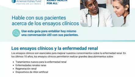 talk to your patients about clinical trials spanish