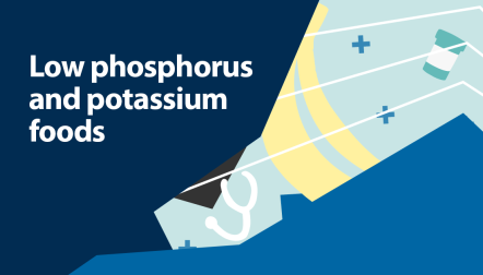 Low phosphorus and potassium foods