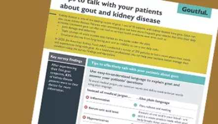 Talk to your patients about gout