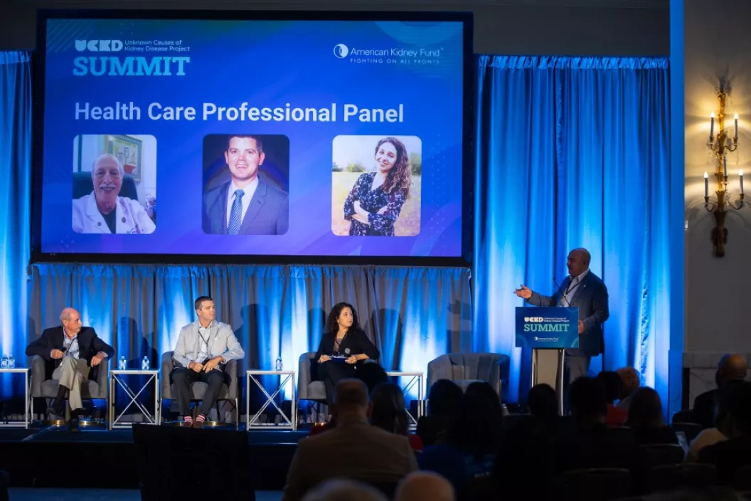 Health Care Professional Panel during the 6th annual Unknown Causes of Kidney Disease Summit (UCKD) in Washington, DC.