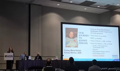 Anne Rohall presenting at ASN