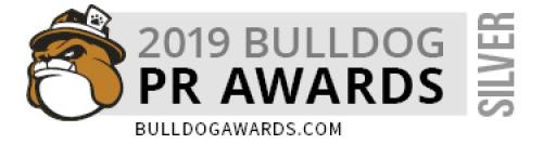 Bulldog PR Silver Award Banner