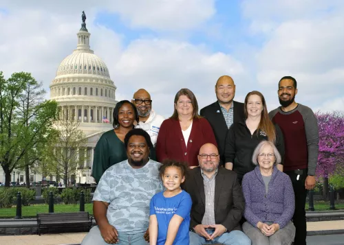 AKF Ambassadors in front of the US Capitol