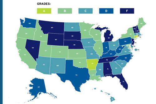 AKF Living Donor Map with state ratings