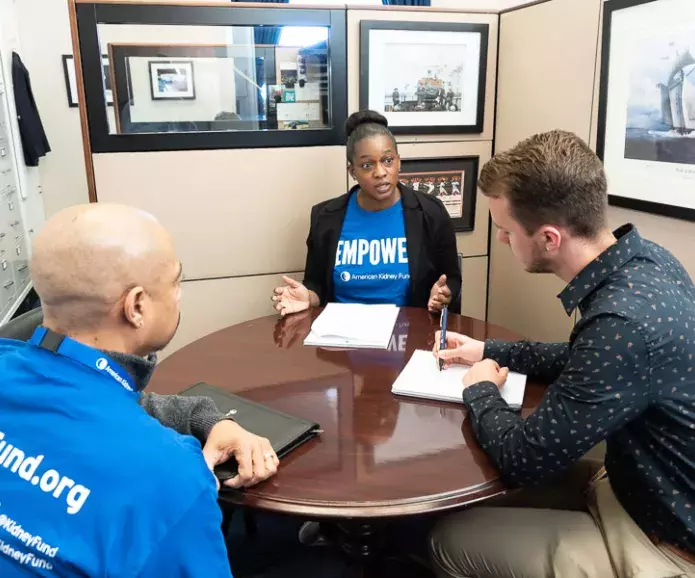 AKF Ambassadors talk to Congressional staff