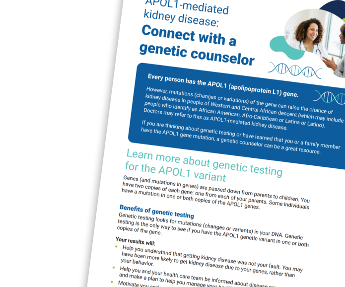 APOL1 genetic counselor guide