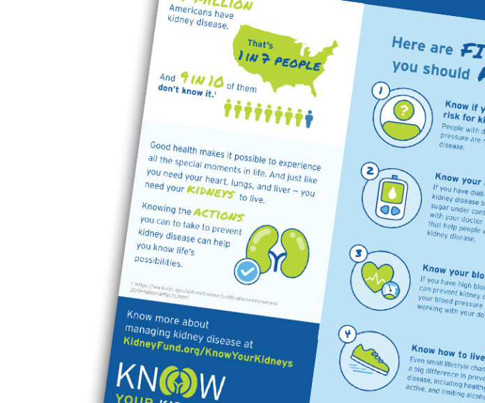 KYK prevent kidney disease guide