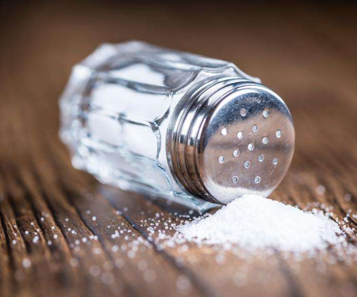 overturned salt