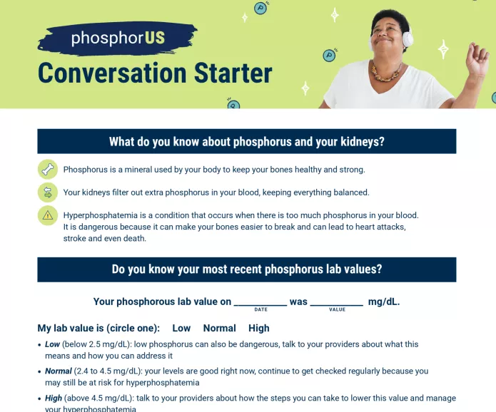 Phosphorus conversation guide