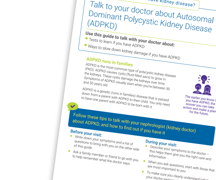 ADPKD talk to your doctor guide