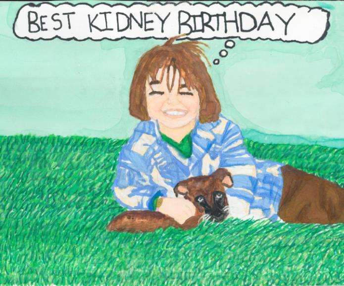 Best kidney birthday - 2021 calendar art