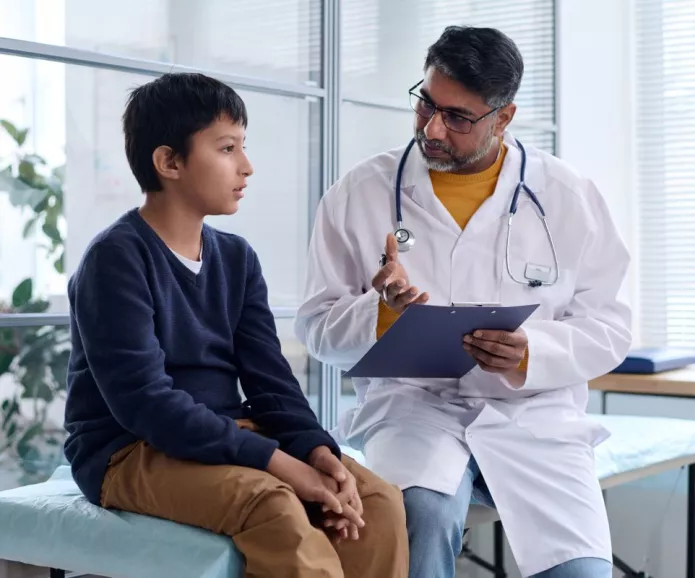 You boy at doctor's office