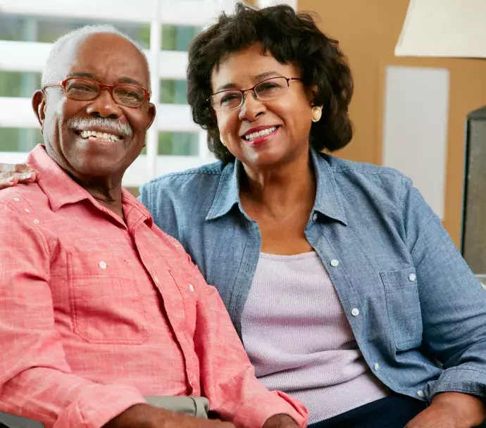 An older Black couple