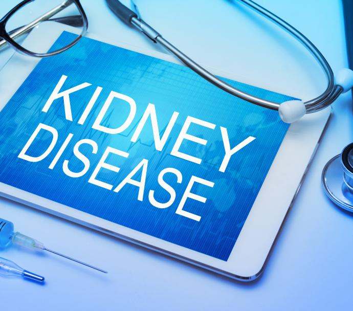kidney disease written stethoscope