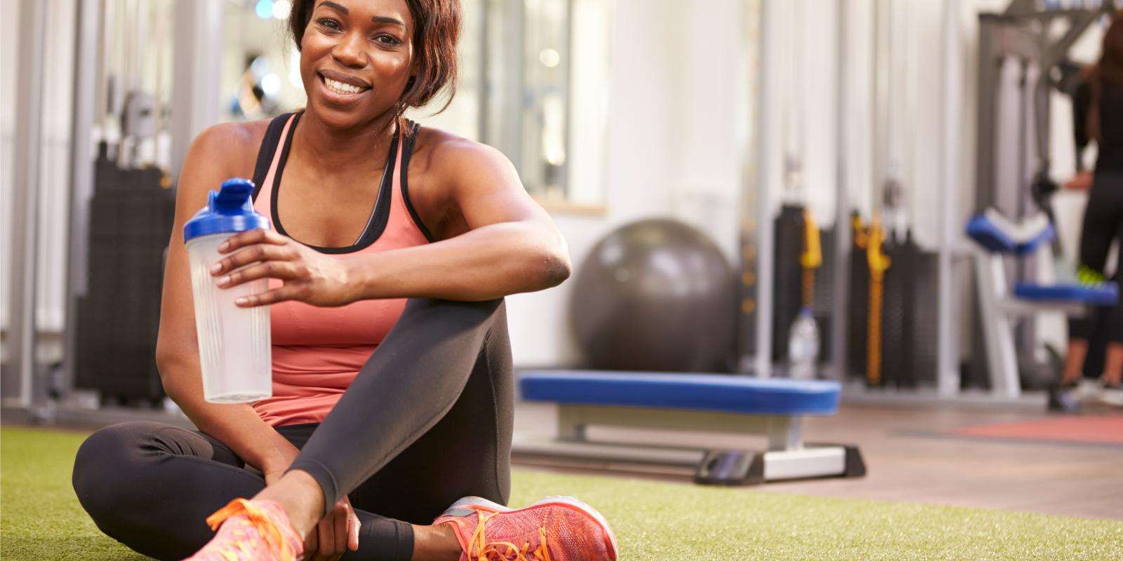 young black woman at gym shutterstock 296915492  1
