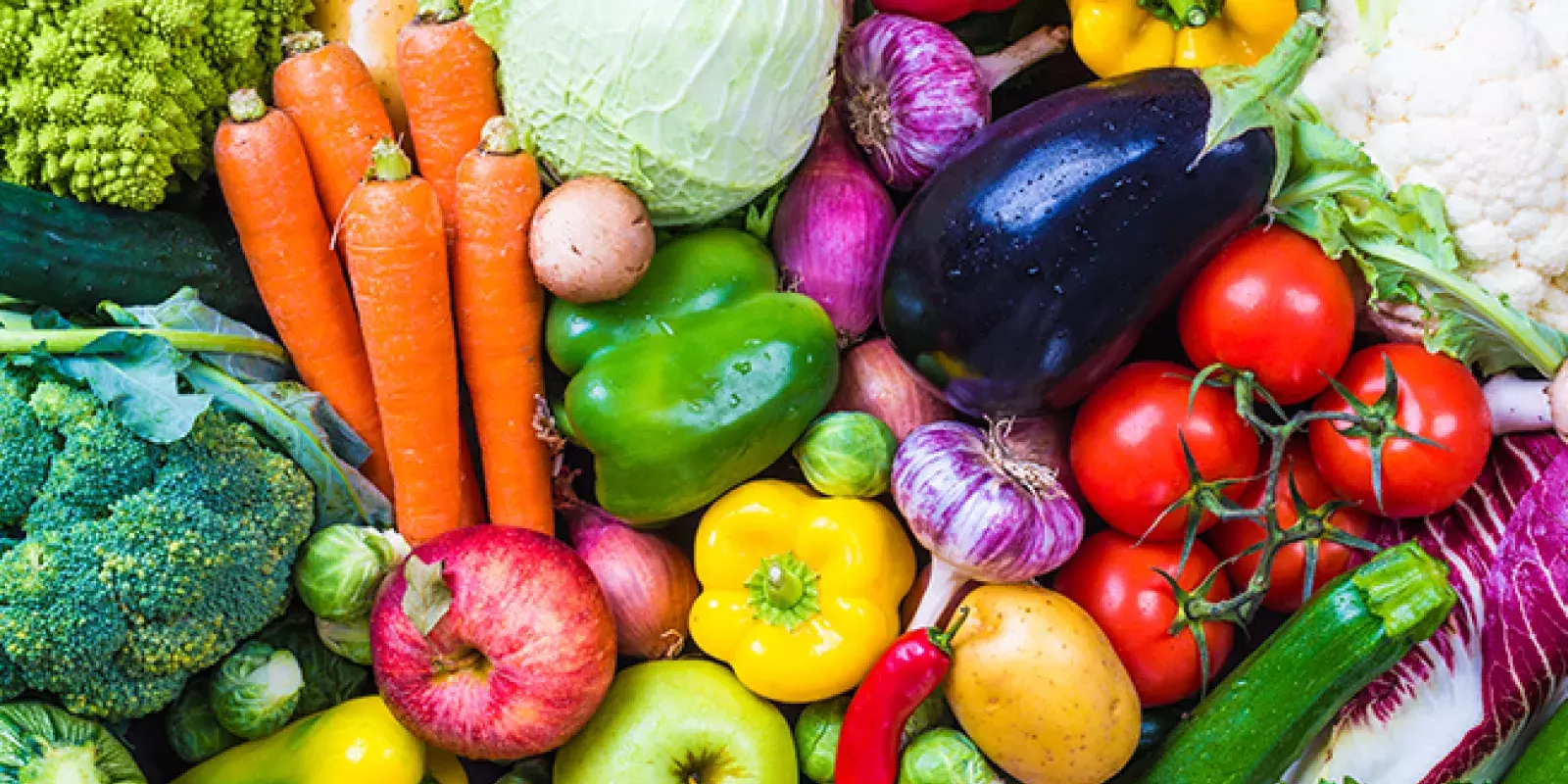 various raw vegetables
