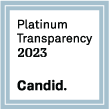 Charity Navigator Candid Platinum Transparency for 2023