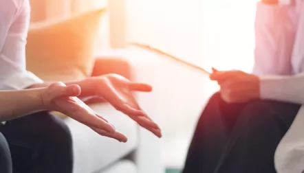 hands explaining advising private