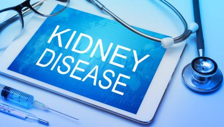 kidney disease written stethoscope