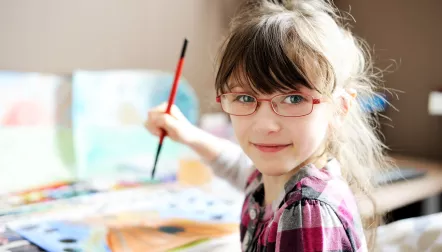 white girl painting shutterstock 132132113