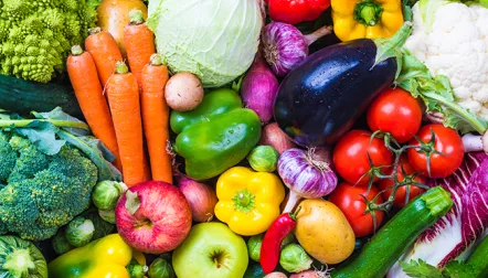 various raw vegetables